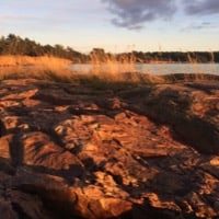 Rochers dans une île à Nötö