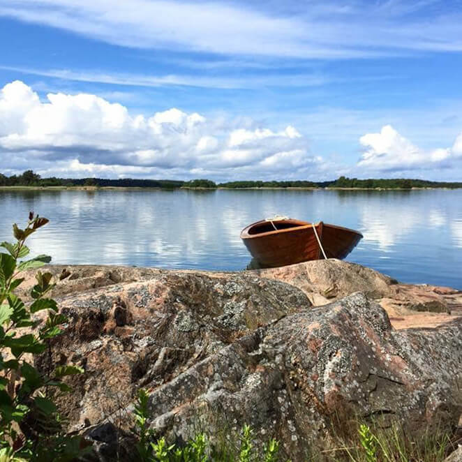 >A traditional Ålandic sloop