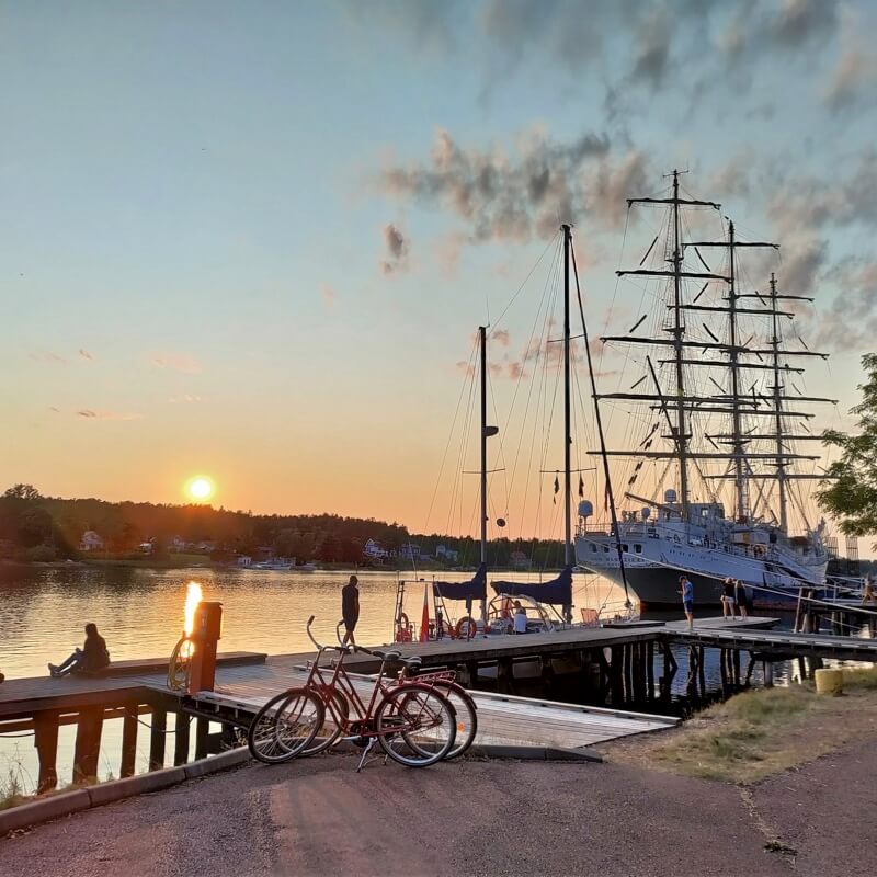 Västra hamnen i Mariehamn, foto: Linda Siltala