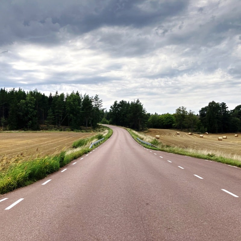 Landsväg på Åland