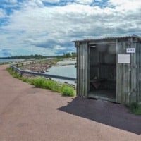 Ferry pier in Simskäla, picture: Håkan Skogsjö