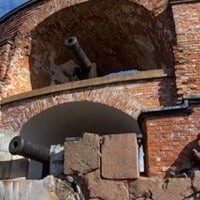 Cannons in the Notvik tower, Picture: Olaf Kosinsky