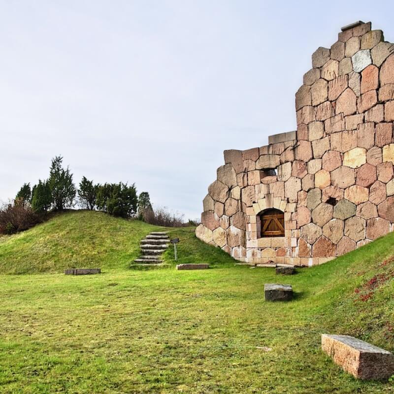 Les ruines de la forteresse de Bomarsund