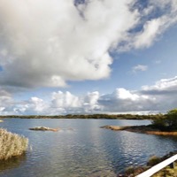 Belle vue sur une route de campagne