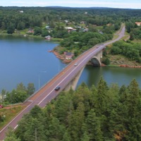 Le pont sur le Färjsundet
