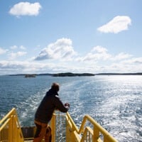 Vous voyagerez par plusieurs ferries entre les îles, photo: Katri Lehtola