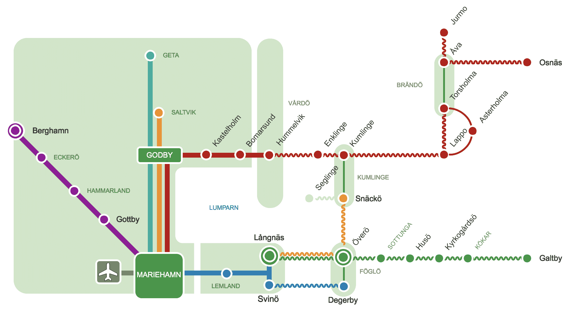 Transitkarta Åland