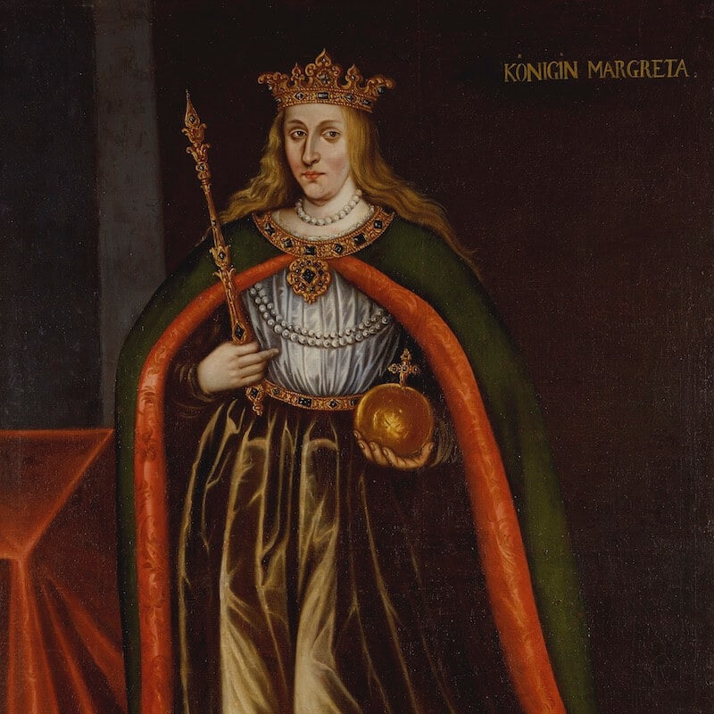 Queen Margaret I of Denmark, artist unknown, Nationalmuseum