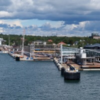 Mariehamns västra hamn, foto: Kallerna