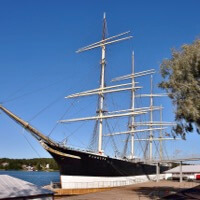 Tall ship Pommern by the Maritime Museum, picture: bahnfrend