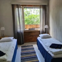 Double rooms at Saltvik B&B in Kvarnbo