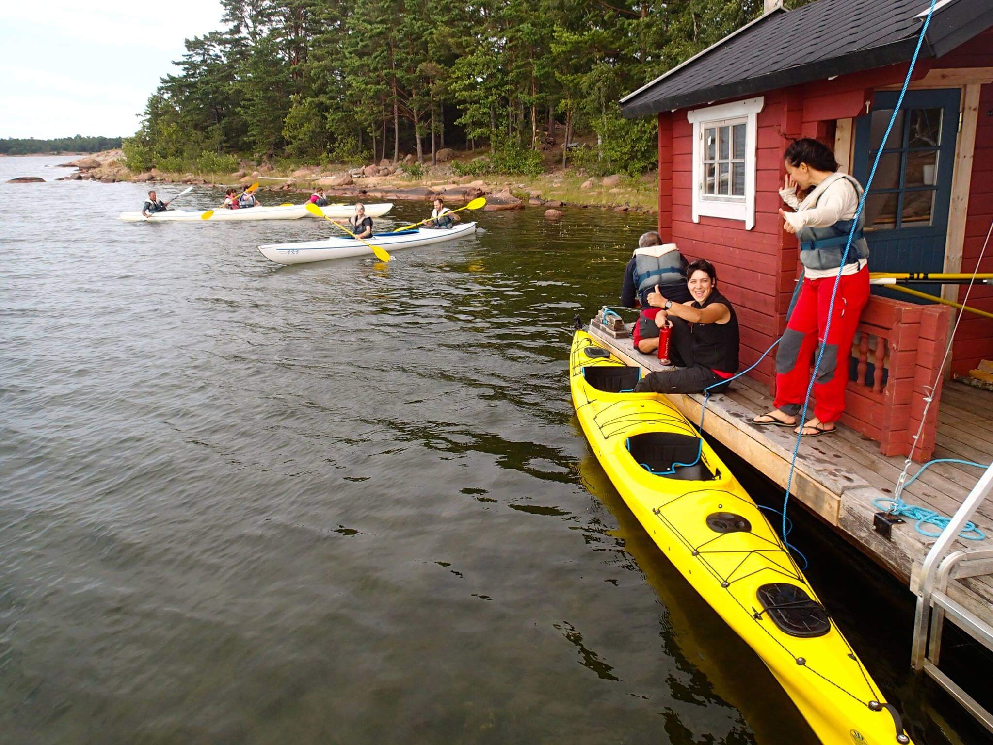 Kayaking in Vårdö