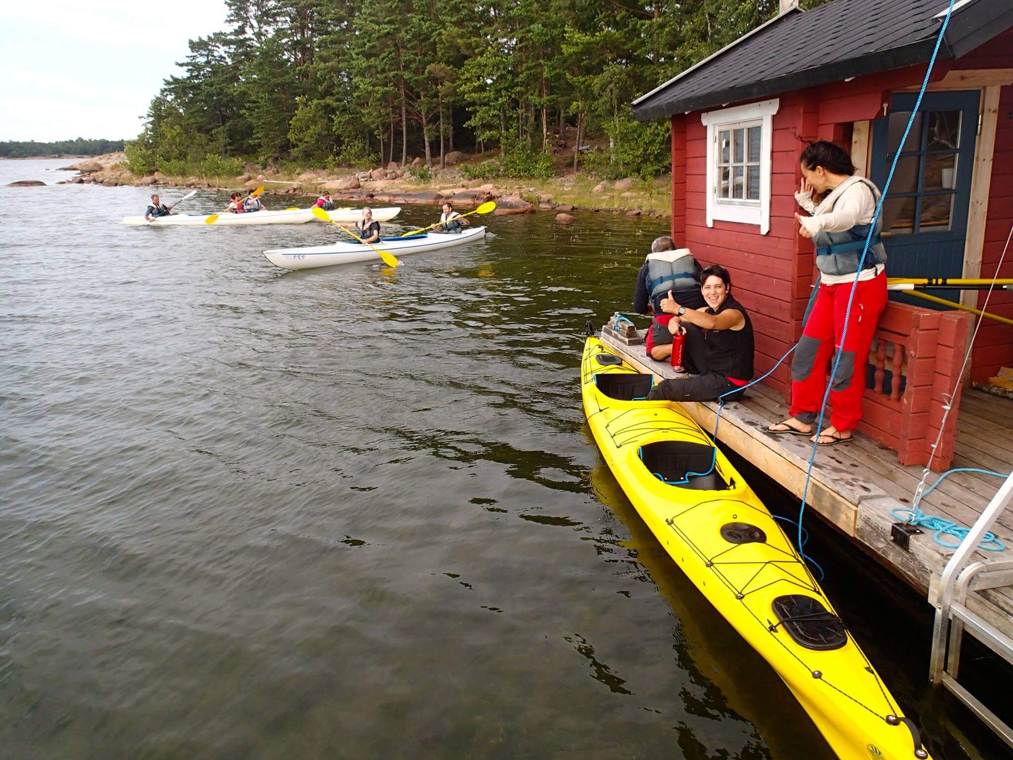 Kajakfahren in Vårdö