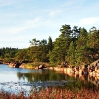 Aussicht in Simskäla