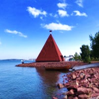 Maritime quarters in Mariehamn