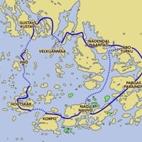 Map of the archipelago trail