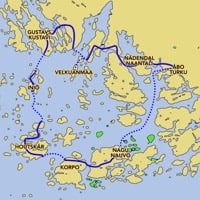 群島環状ルートの地図