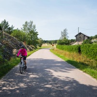 Biking in Korpo, picture: Juho Kuva