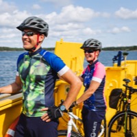 Vous pouvez emmener vos vélos sur les ferries, photo: Juho Kuva