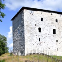 Ulkorakennus Kastelholmin linnassa