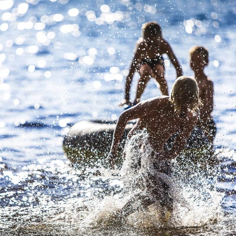 Baignade à Eckerö