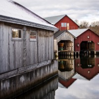 Maritime quarters in Mariehamn