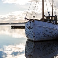 Bateau de pêche en Mariehamn